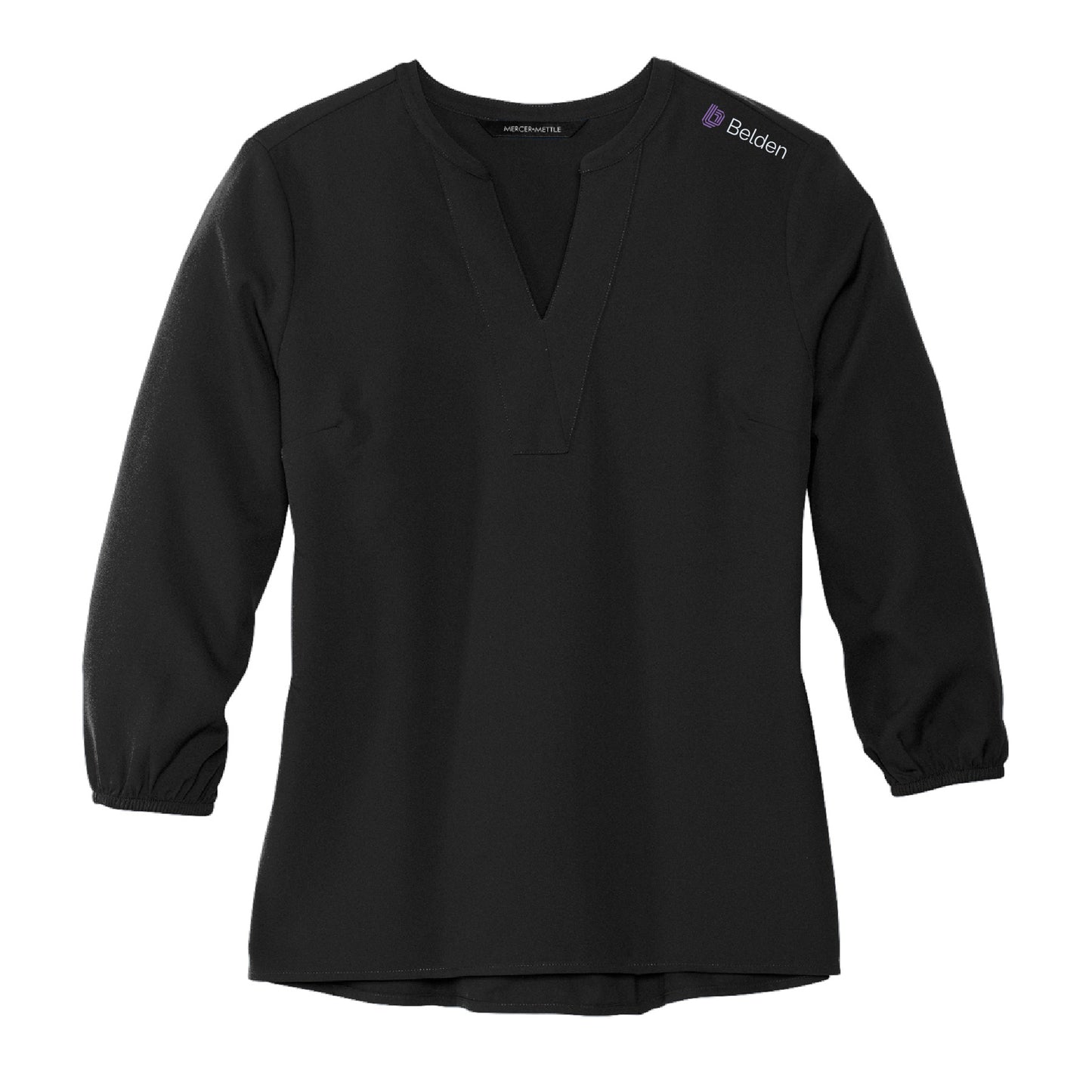 Mercer+Mettle® Women's Stretch Crepe 3/4-Sleeve Blouse